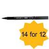 Uni-ball UB155 Deluxe Rollerball Pen Ultra Fine Black Ref U