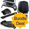 Fellowes Ergonomic Office Bundle with Posture and Wrist Sup